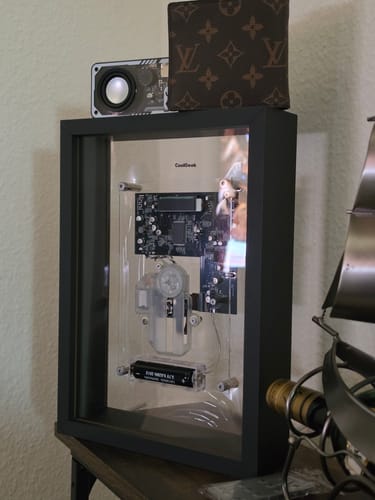 Customer photo review of M1 Music Frame CD Player