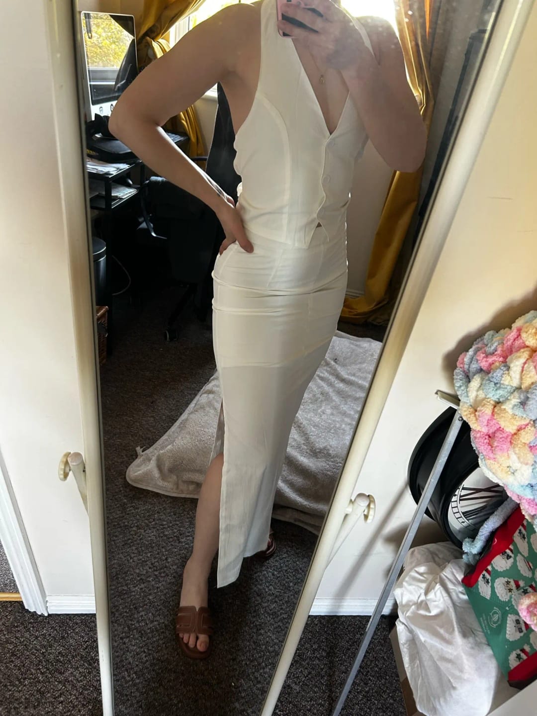Customer photo review of Lianne Halter Maxi Skirt Set