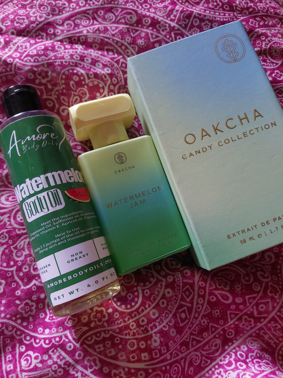 Customer photo review of Watermelon - Body Oil - Limited Edition