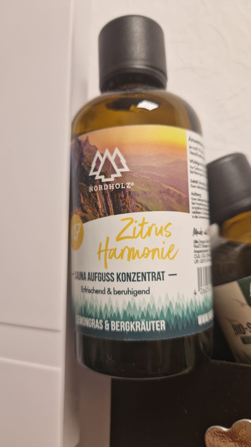 Customer photo review of Sauna Aufguss Konzentrat #17 Zitrus Harmonie