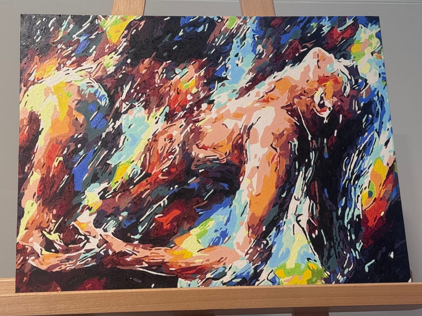 Customer photo review of Two Lovers | Paint by Numbers