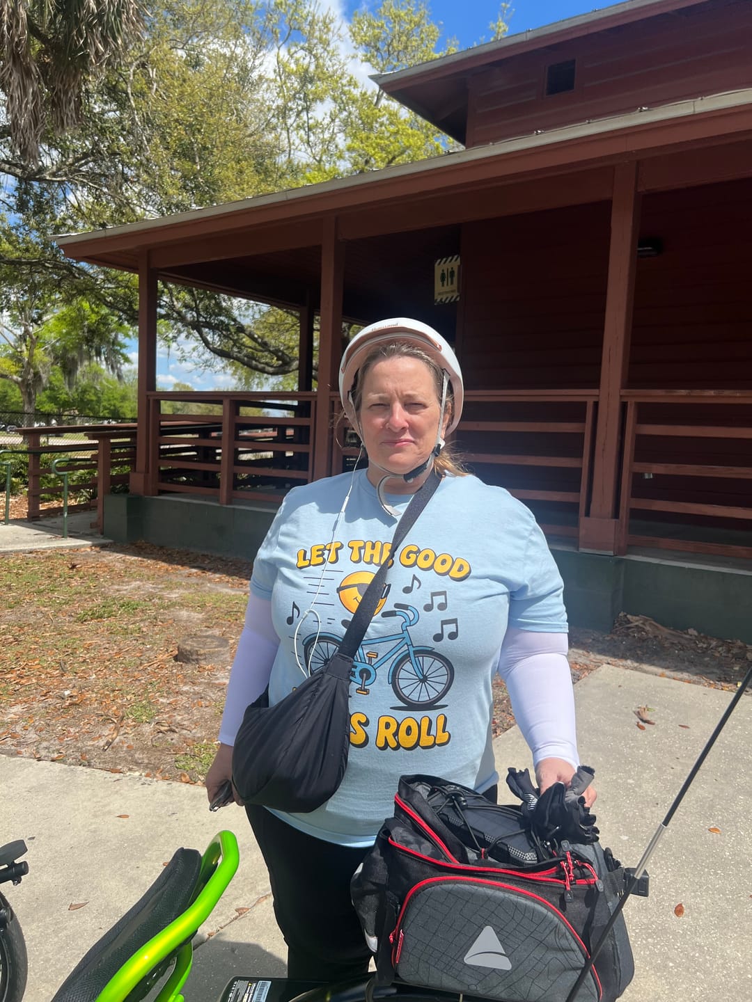 Customer photo review of Let the Good Times T-Shirt