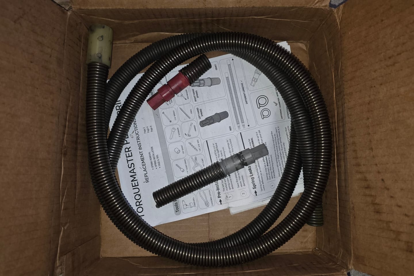 Customer photo review of 0.137X42.85 | TorqueMaster Plus Spring | TMP/TM3