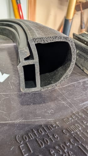 Customer photo review of Overhead Door Thermacore Bottom Weather Seal