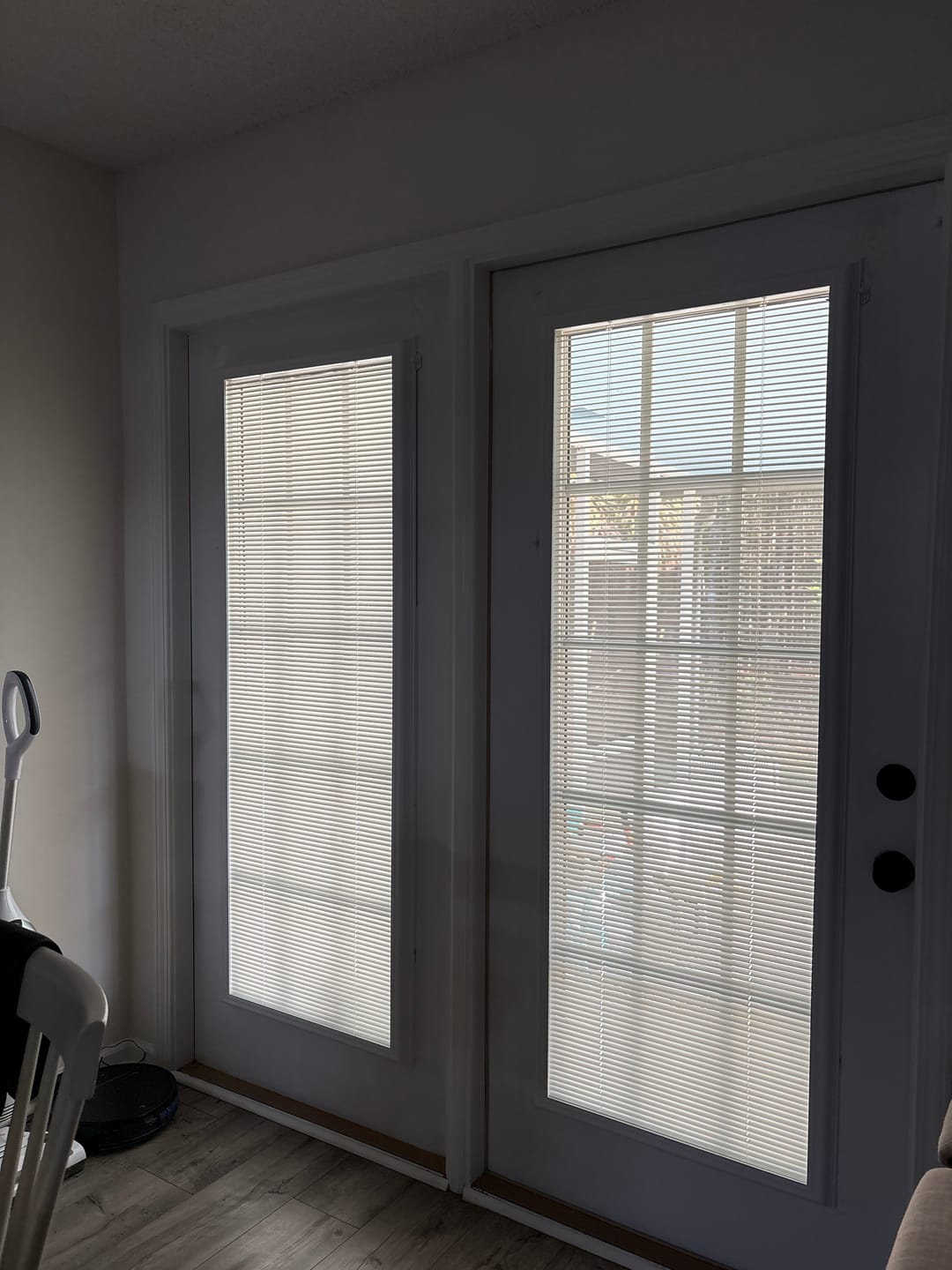 Customer photo review of ODL Add On Blinds for Raised Frame Doors - 24" x 66"