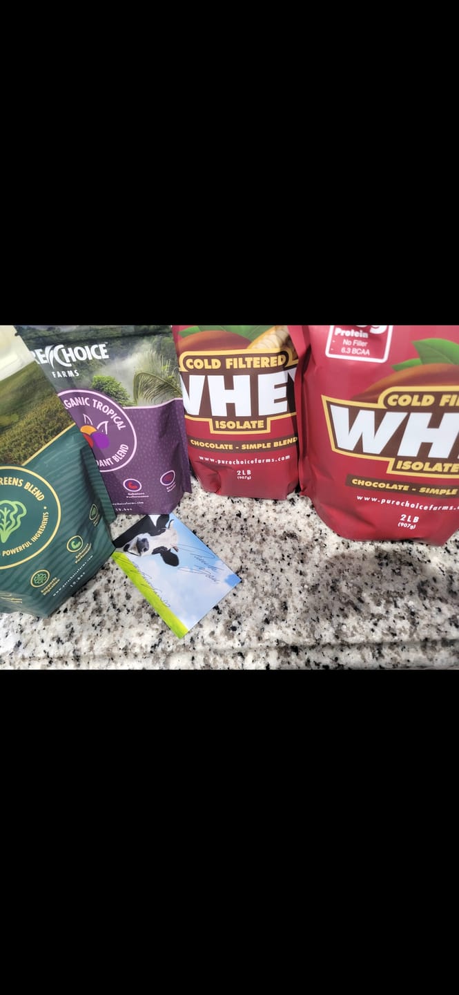 Customer photo review of Sweet Greens & Organic Tropics