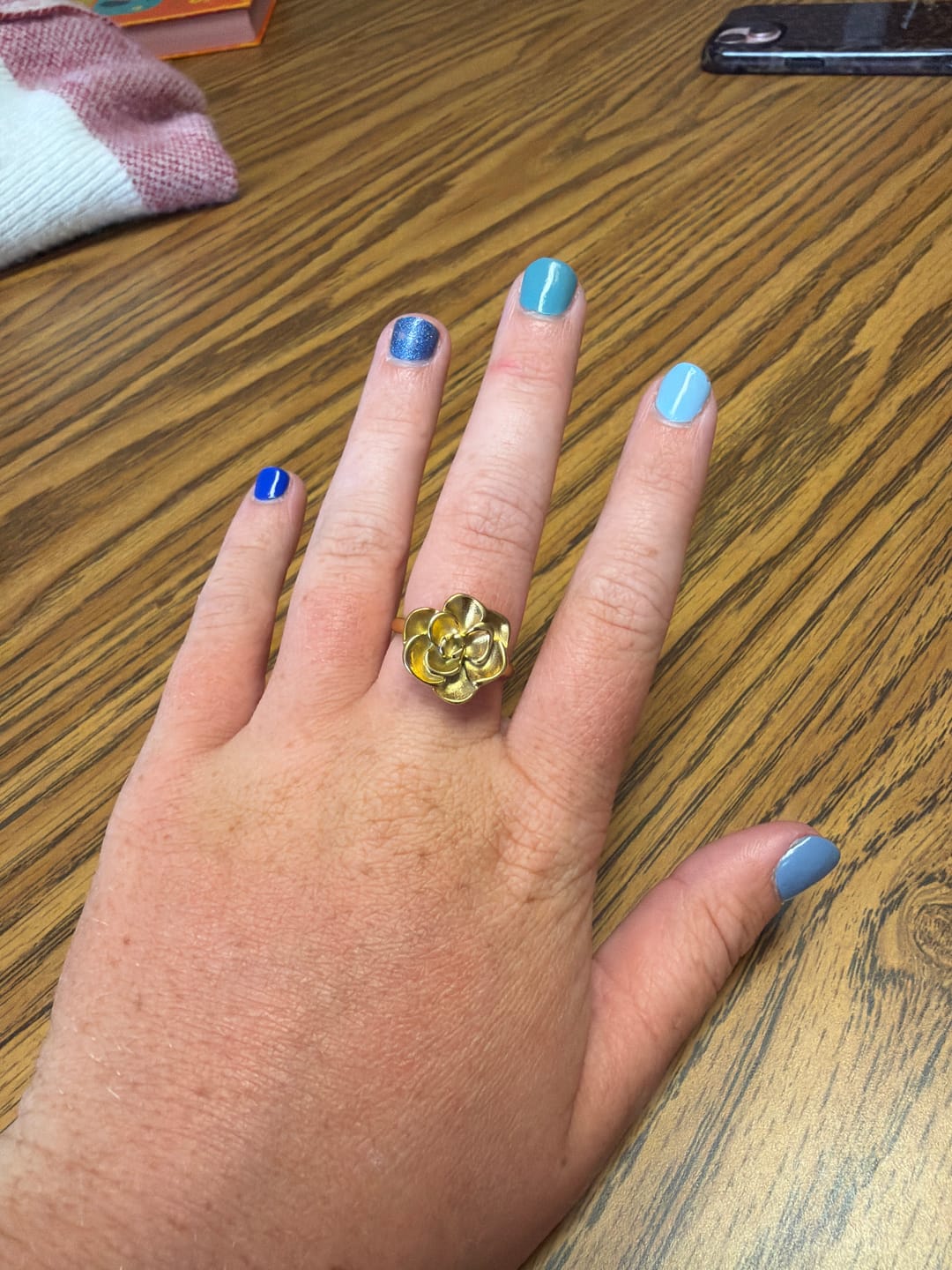 Customer photo review of Pua Kala Floral Ring