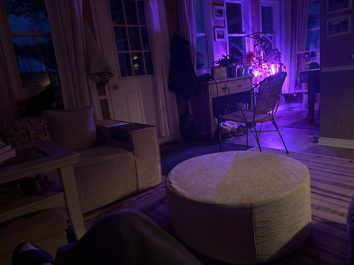 Customer photo review of C8 Round Pouf Ottoman