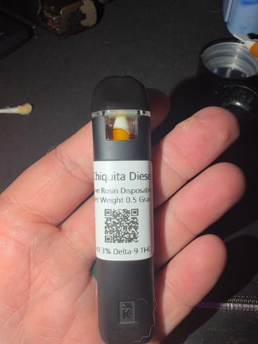 Customer photo review of 0.5G Live Rosin Disposables