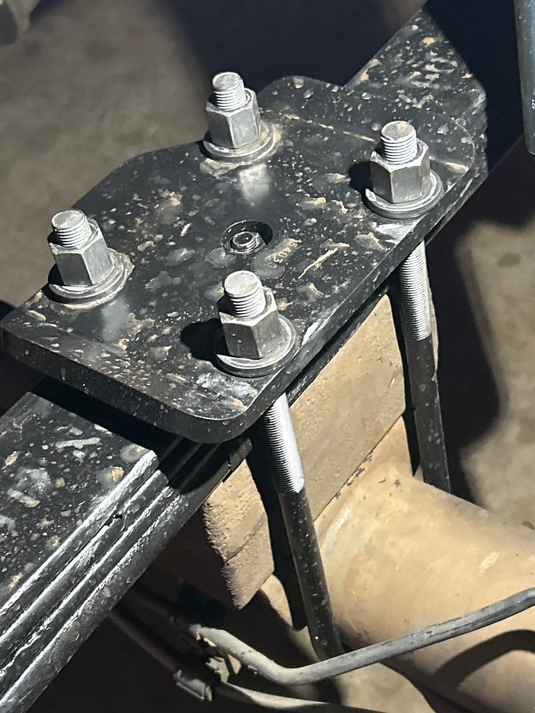 Customer photo review of 1/2 Inch Diameter U-Bolts - Round Bend