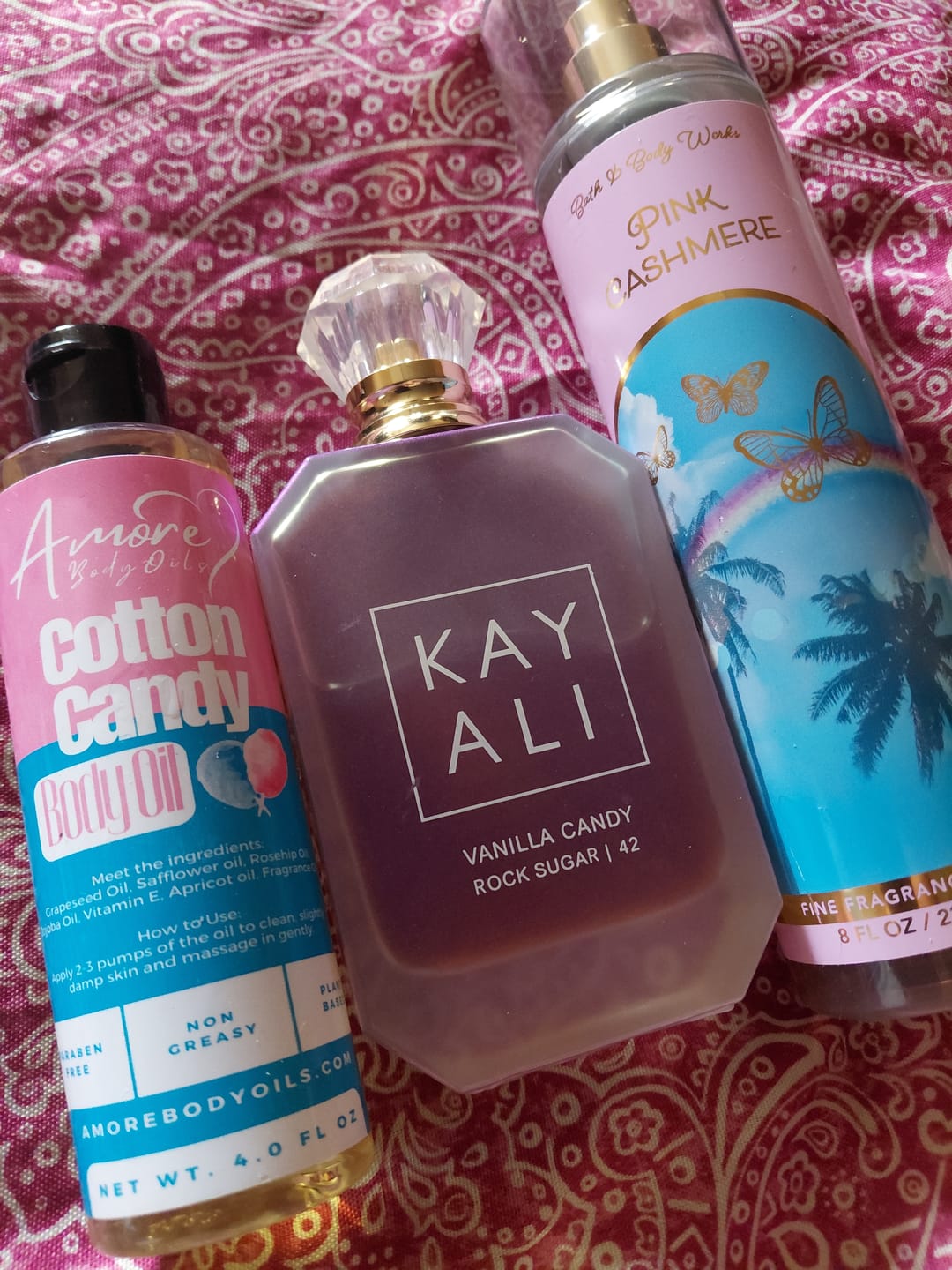 Customer photo review of Cotton Candy - Body Oil