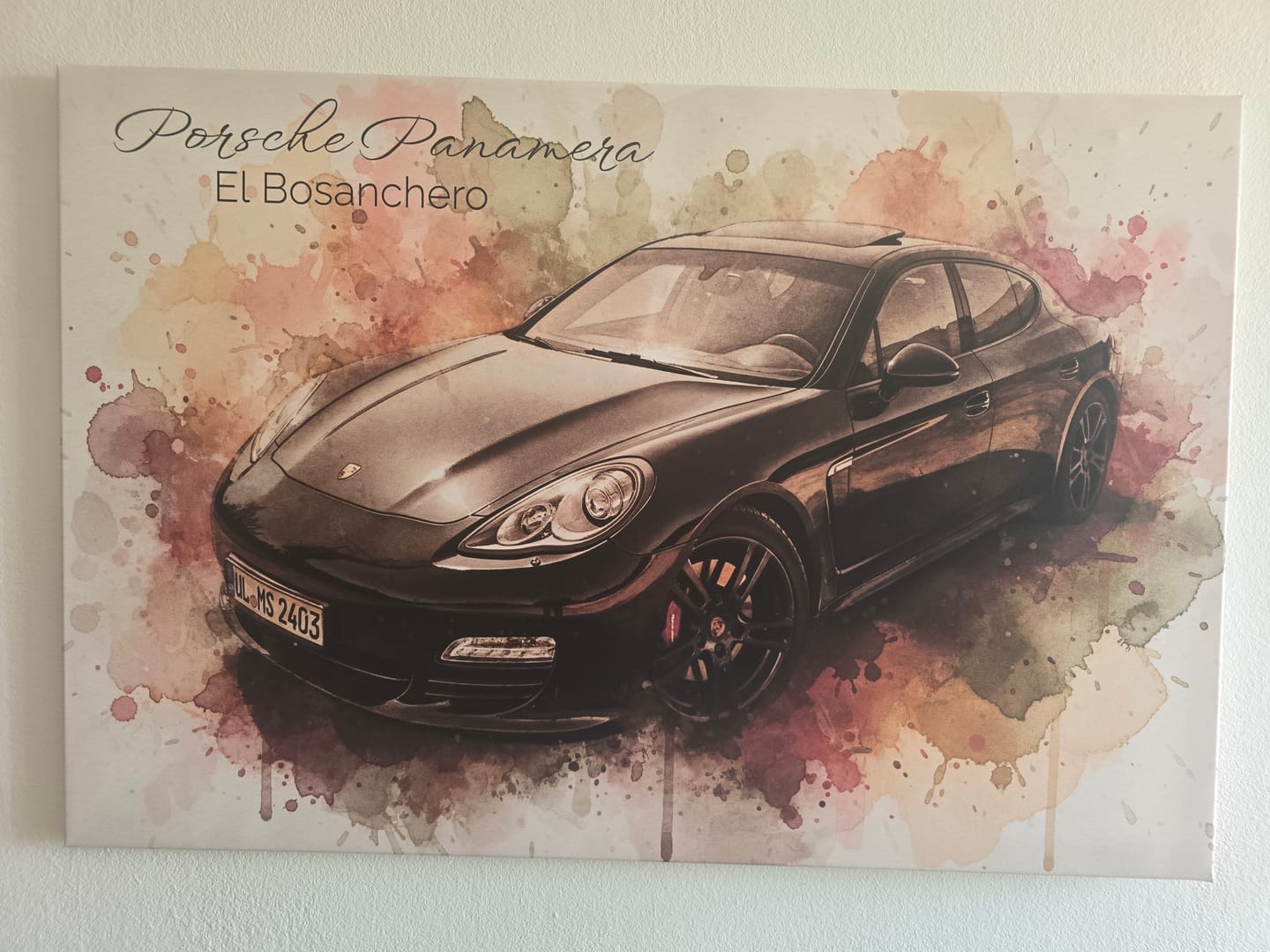 Customer photo review of Dein Auto als Kunstwerk – mit Live-Vorschau, als Poster oder Leinwand