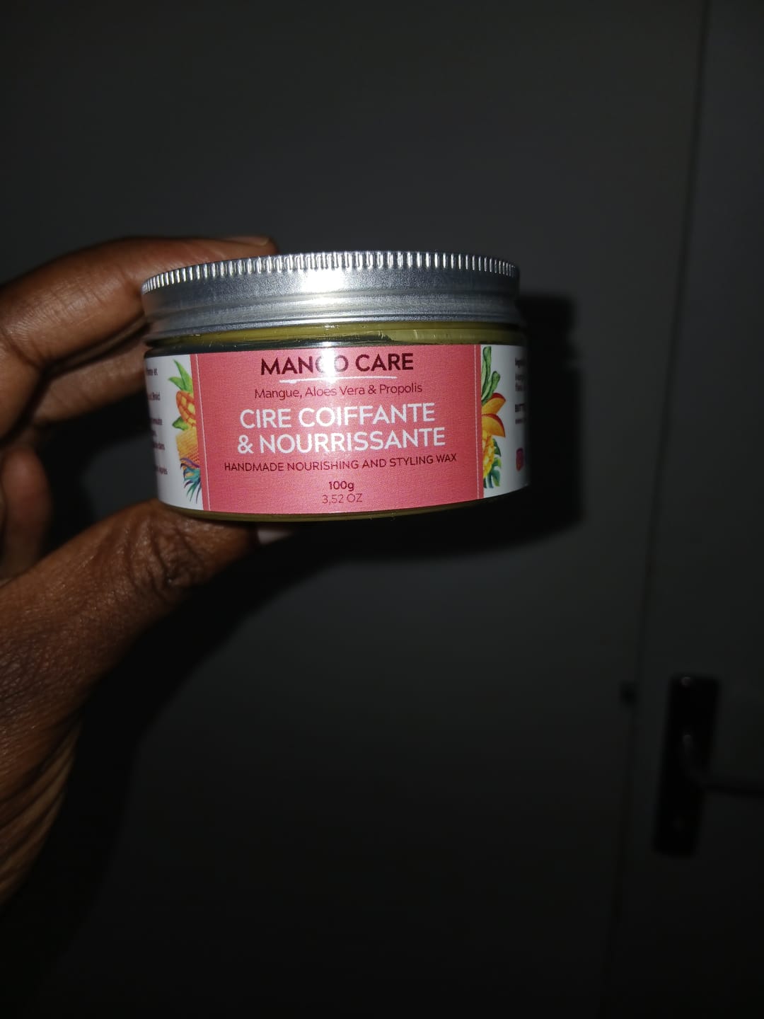 Customer photo review of Cire coiffante et nourrissante