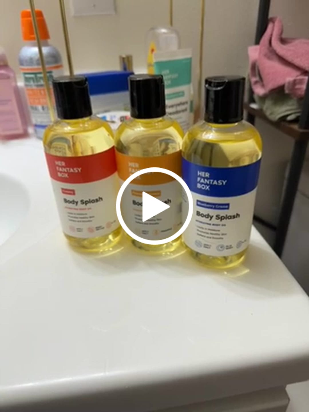 Customer video review of Fruity Skin Body Oil Bundle