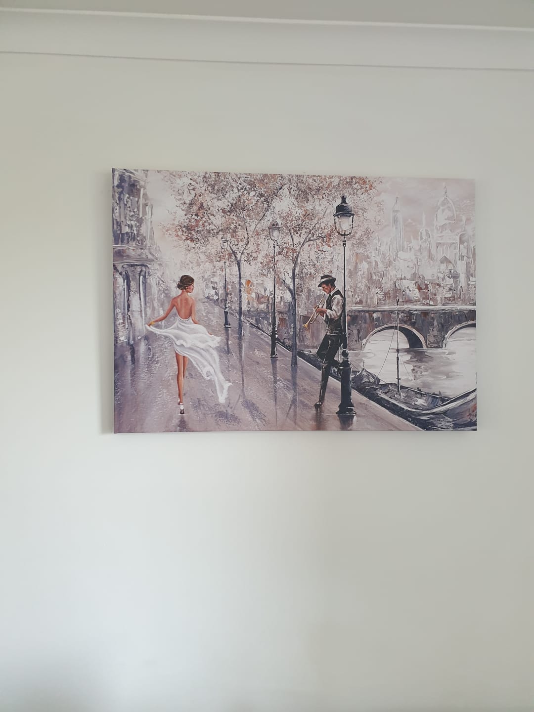Customer photo review of Breathless Paris Flair Canvas Print