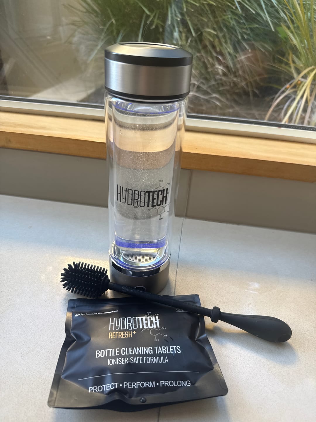 Customer photo review of Hydrogen Water Bottle