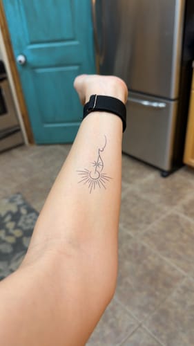 Customer photo review of Create Your Own Tattoo