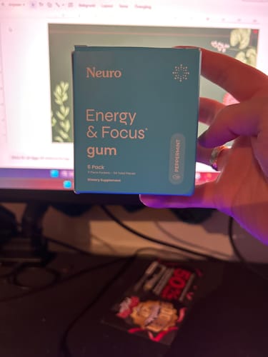 Customer photo review of Energy & Focus Gum
