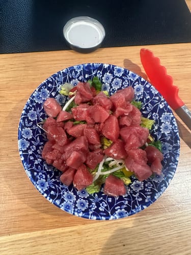 Customer photo review of Yellowfin Tuna Loin Cubes 450G (High Grade Frozen)