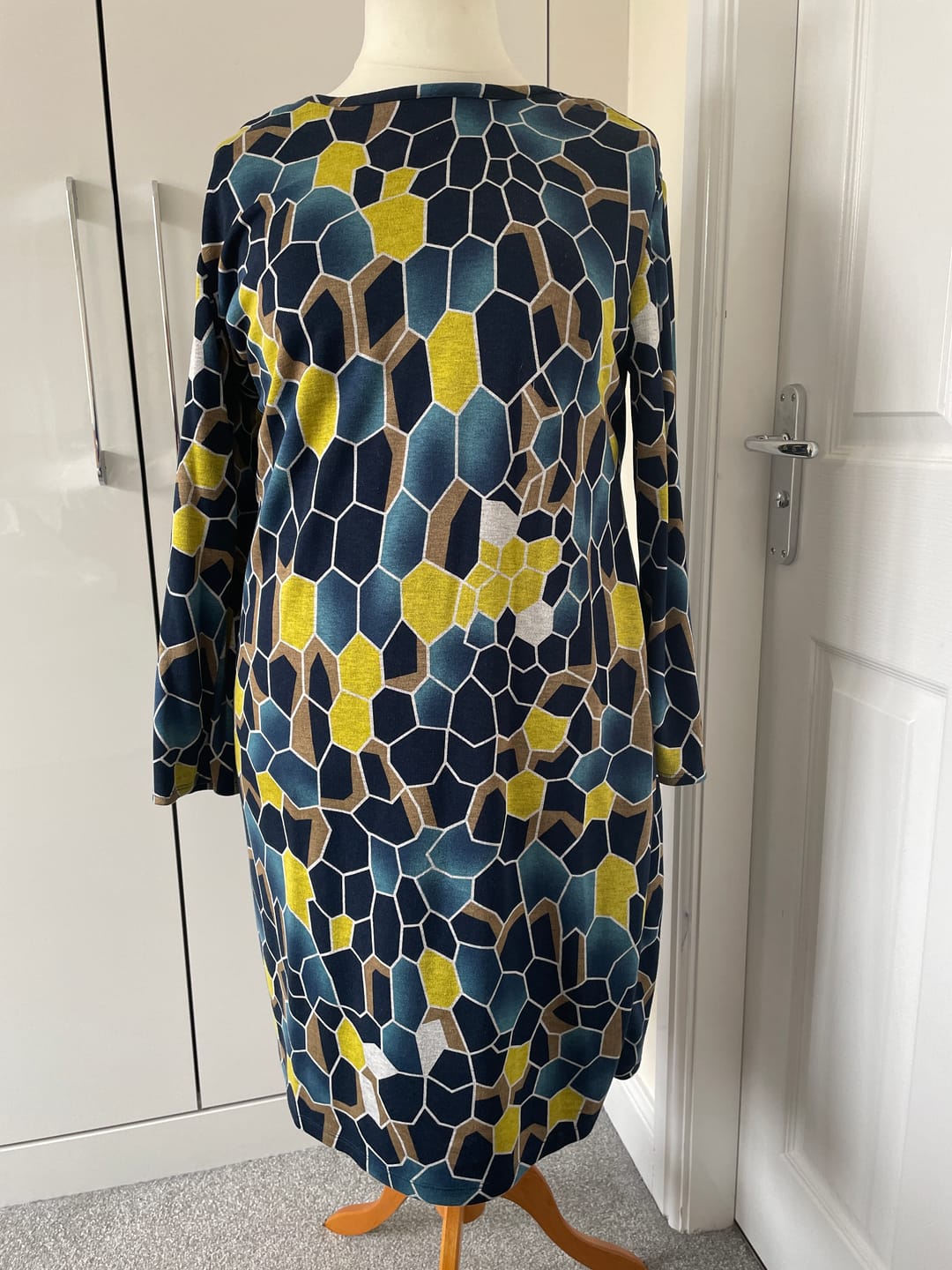 Customer photo review of Modern Mosaic Digital Modal-Touch Jersey Fabric
