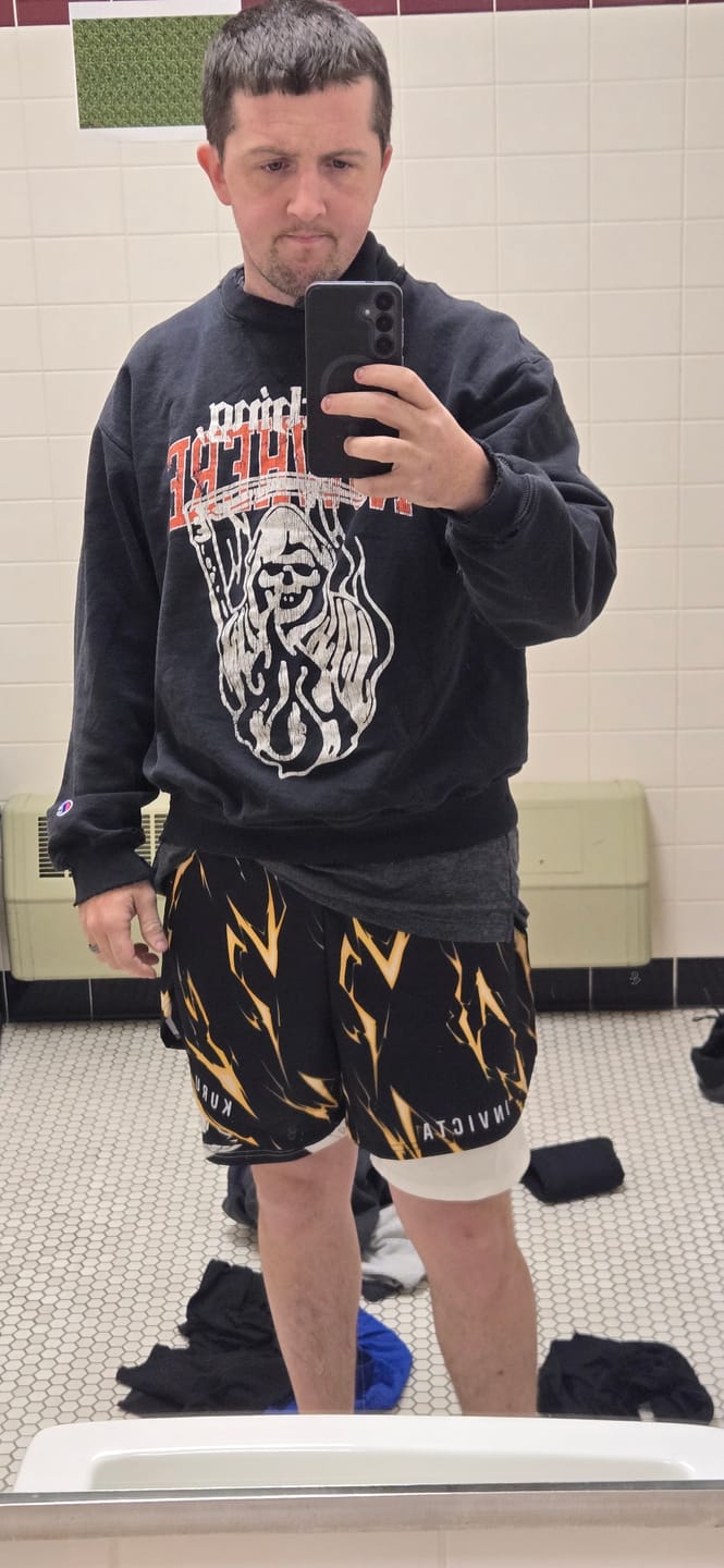 Customer photo review of Thunder Guardian Performance Shorts
