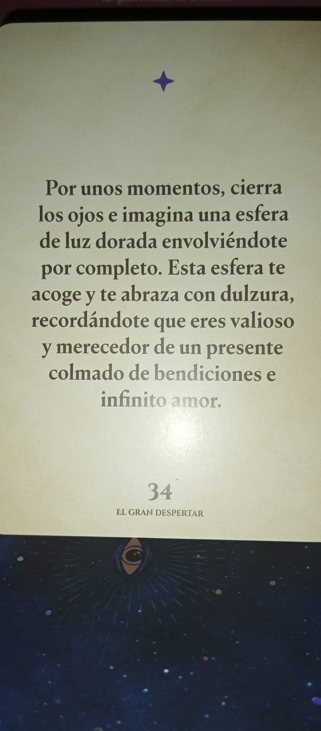 Customer photo review of El Gran Despertar ✨🌌 - Mazo de 45 Cartas Guía
