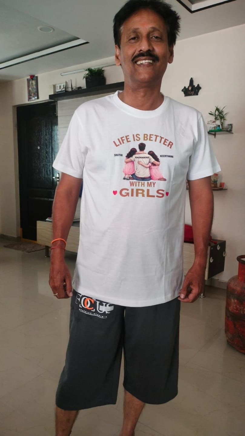 Customer photo review of BORN IN 1960 LIMITED EDITION PREMIUM QUALITY T-SHIRT