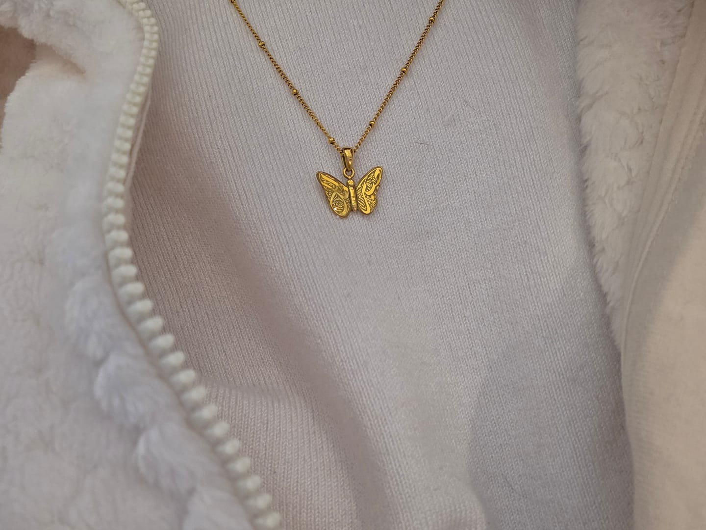 Customer photo review of Patience & Hope Necklace
