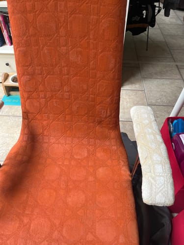 Customer photo review of Fabric Paint -- Orange