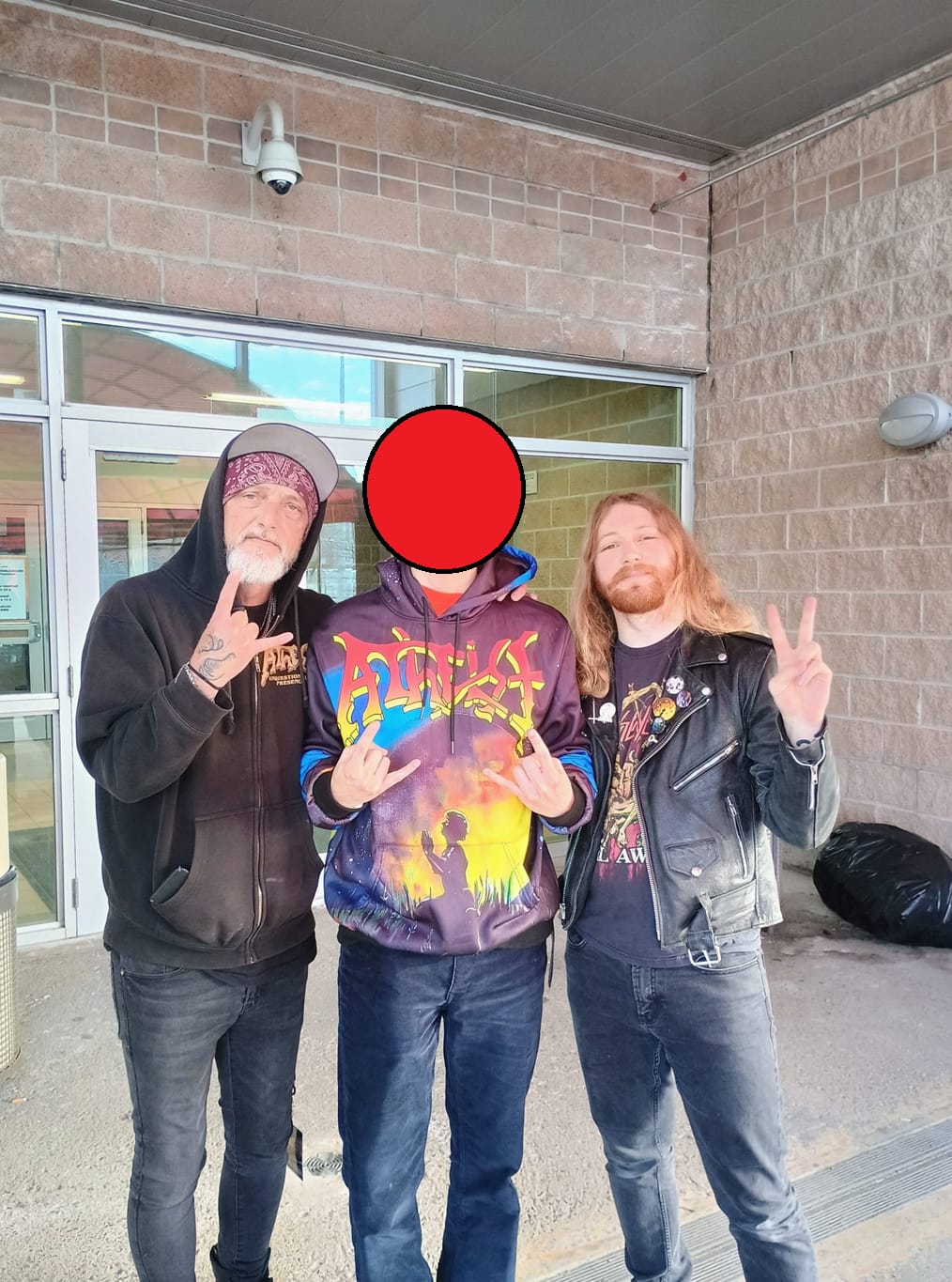 Customer photo review of Atheist - Unquestionable Presence - All-Over Print Hoodie