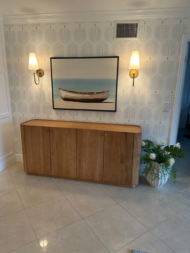 Customer photo review of Sandbound Vessel Canvas Art