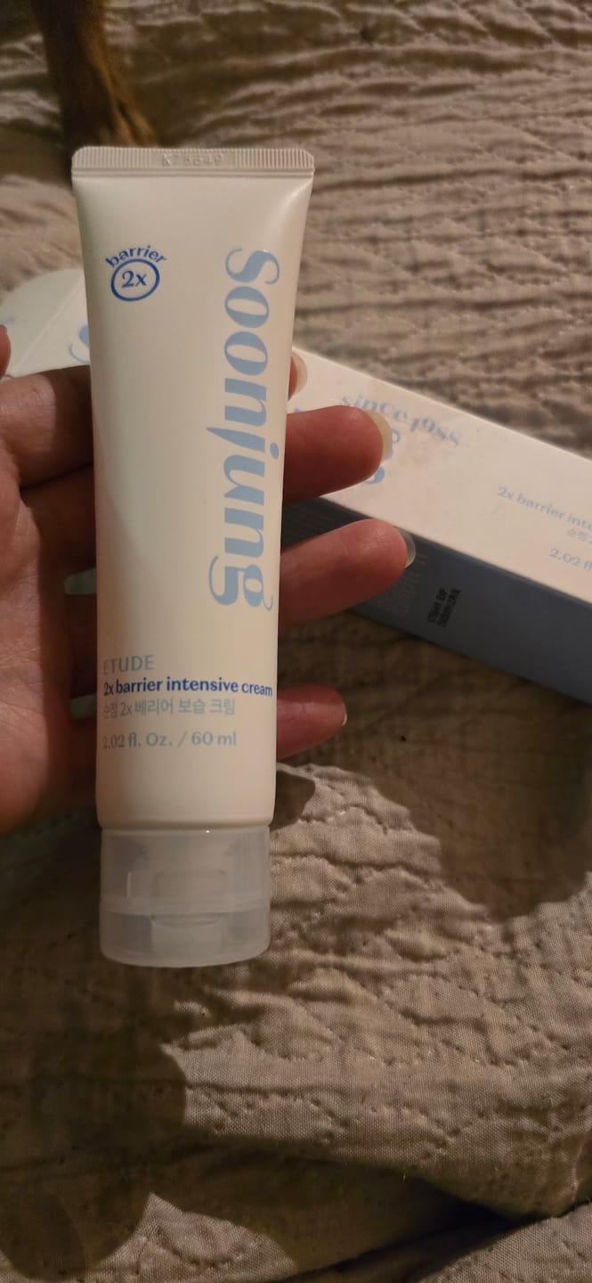 Customer photo review of Nomierinošs aizsargbarjeras krēms Etude House SoonJung 2x Barrier Intensive Cream