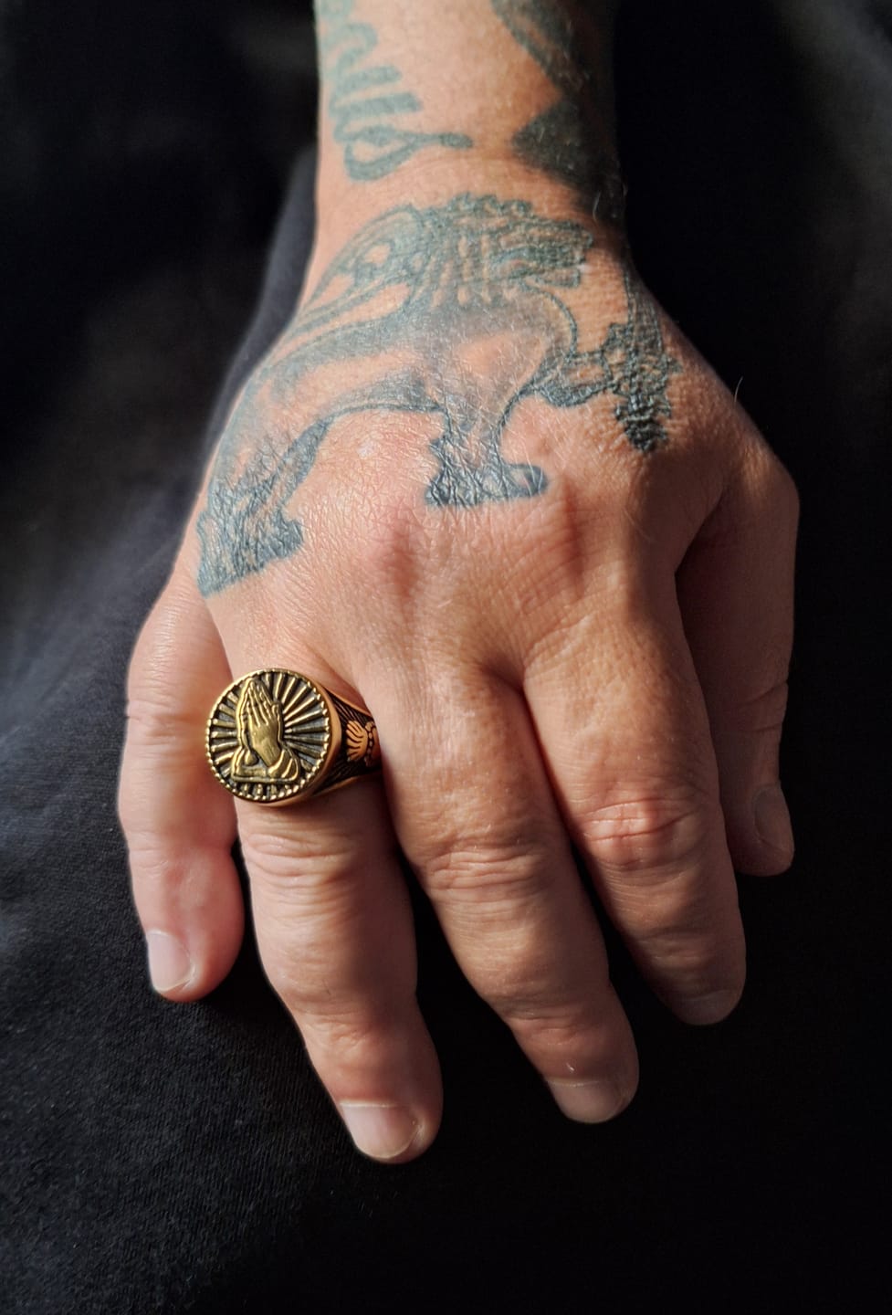 Customer photo review of SACRED GOLD.