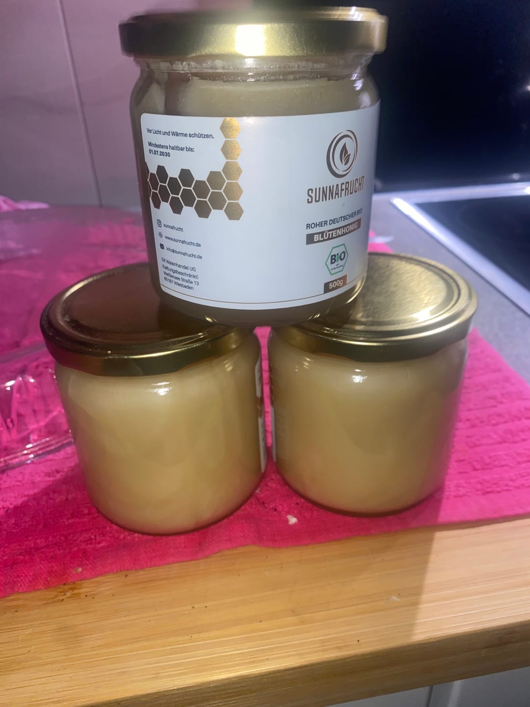 Customer photo review of Bio Blütenhonig | 500g