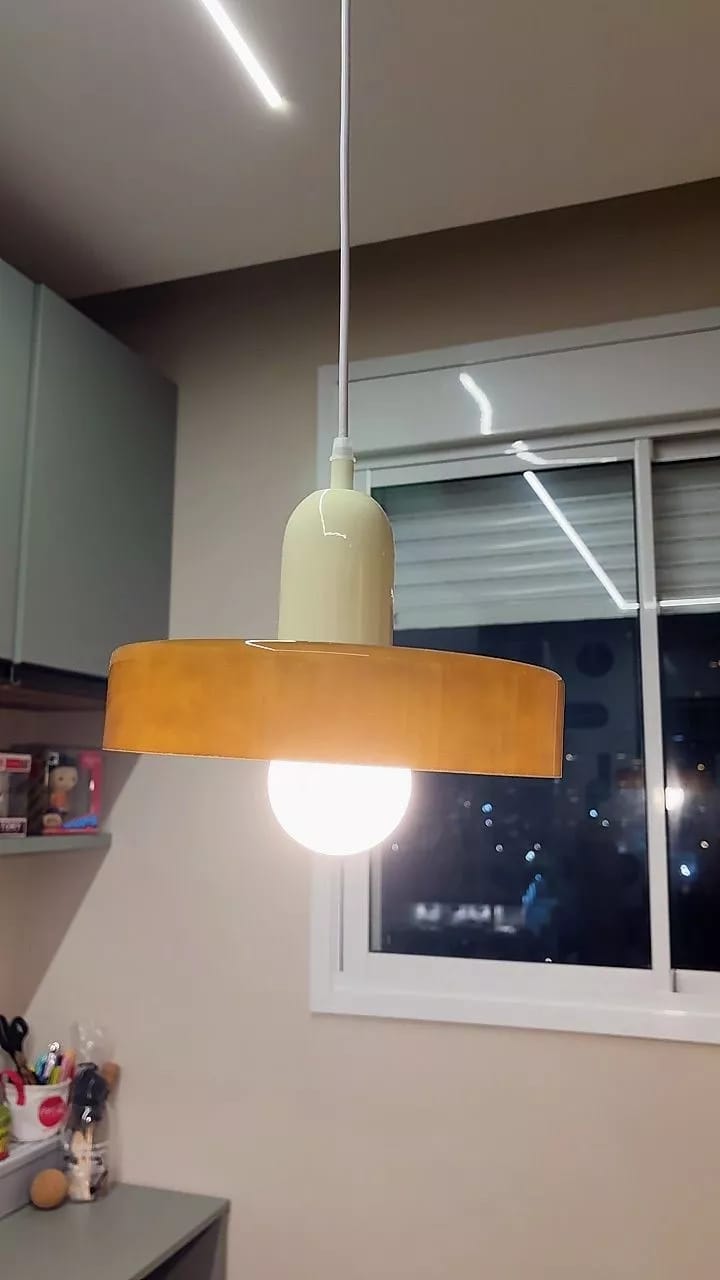 Customer photo review of Luminária Pendente Moderna Nórdica