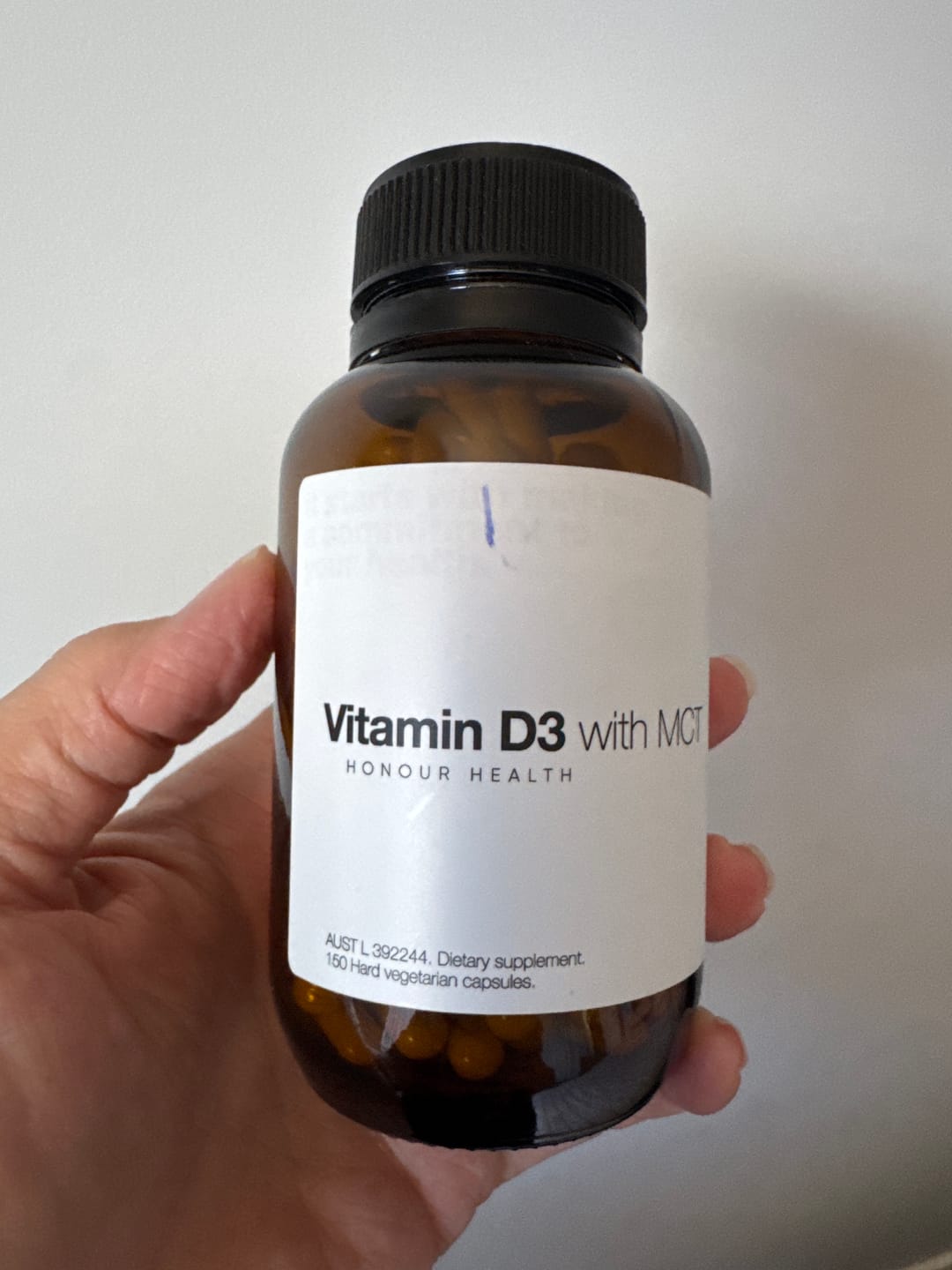 Customer photo review of Vitamin D3 with MCT (Vegan Friendly) - 150 Capsules