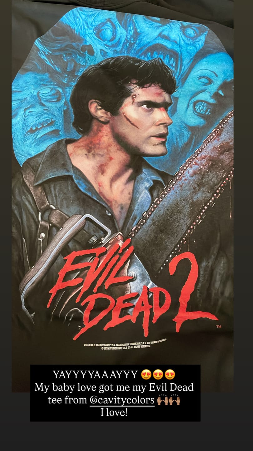 Customer photo review of EVIL DEAD 2: SWALLOW YOUR SOUL - T-SHIRT