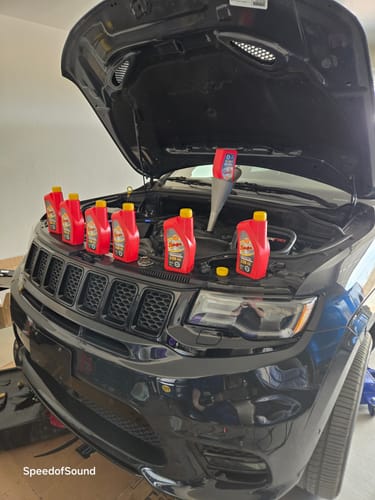 Customer photo review of Schaeffer's Supreme 9000 Full Synthetic Gasoline Engine 0W-40 Oil | (12) 1 Quart Bottles