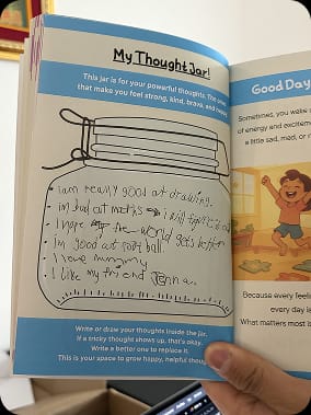 Customer photo review of Scaleszn Mindset Journal For Kids