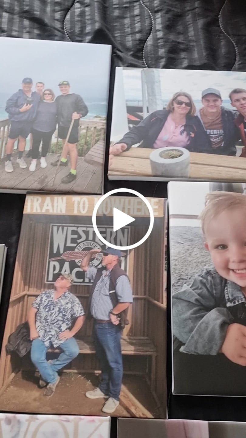 Customer video review of 6 x A4 Canvas Combo