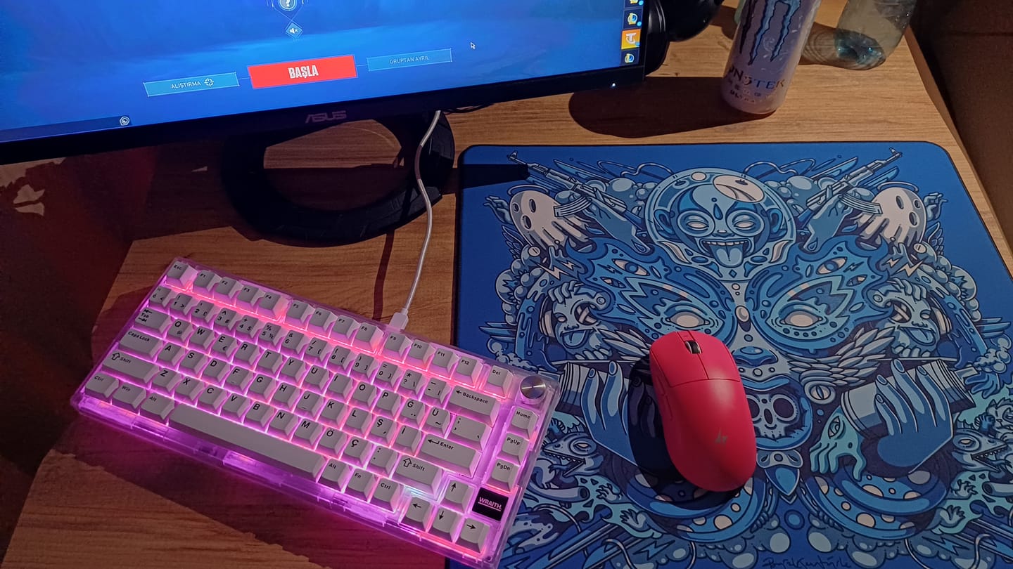 Customer photo review of Wraith W75 V2 Klavye (Manyetik Switch / HE)
