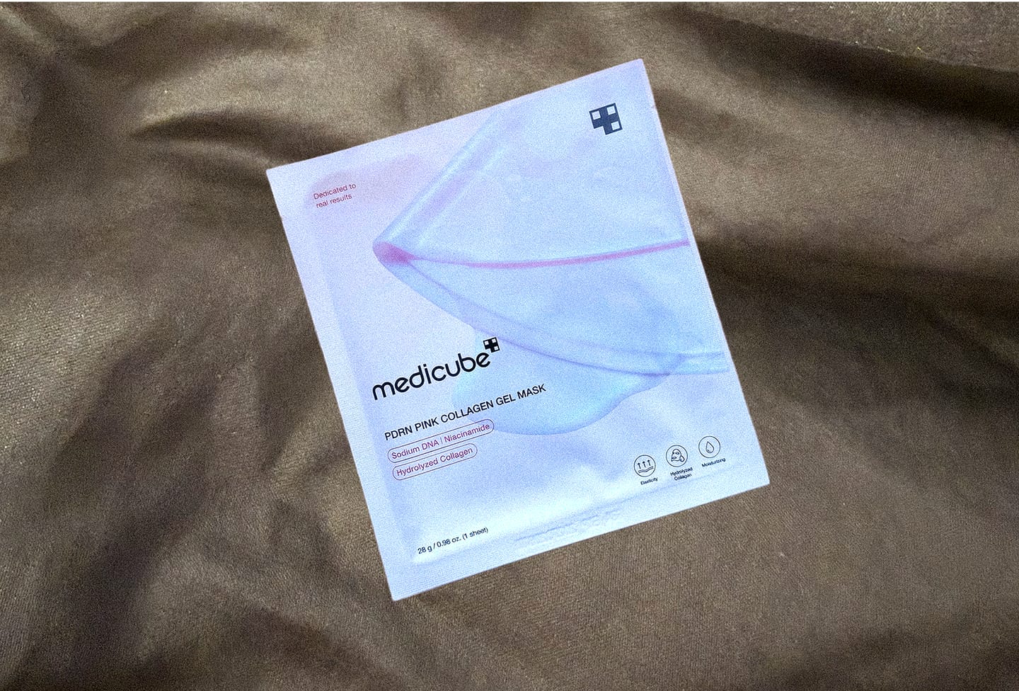 Customer photo review of Hidrogela maska ar kolagēnu Medicube PDRN Pink Collagen Gel Mask