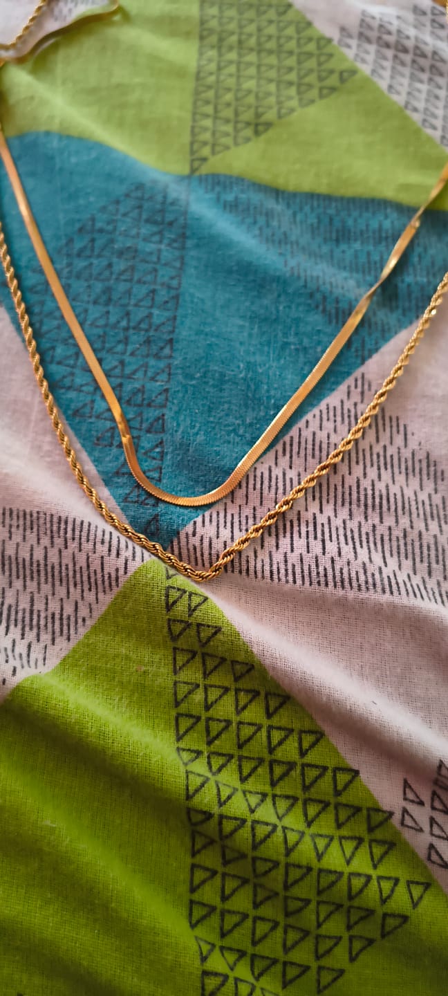 Customer photo review of Rope N Snake Chain