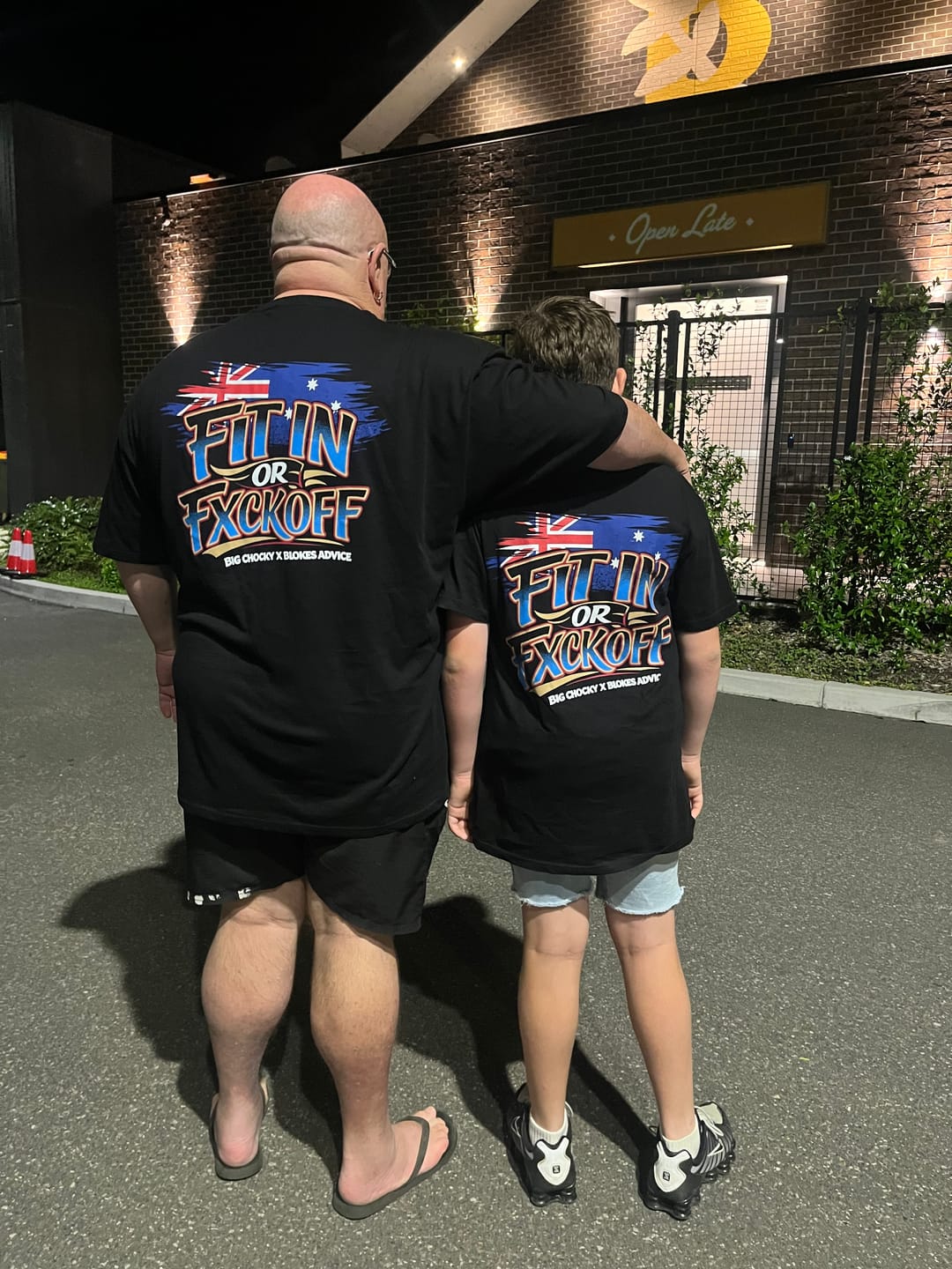 Customer photo review of Dad Bod Champs Tee