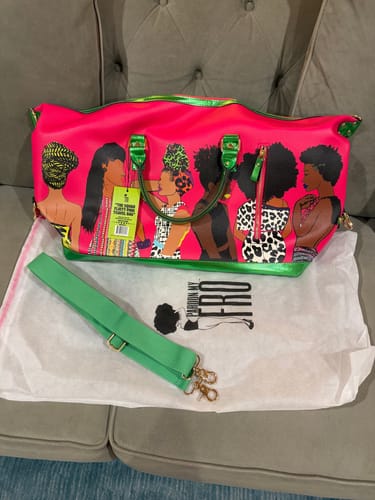 Customer photo review of Squad Travel Bag Wicked Pink
