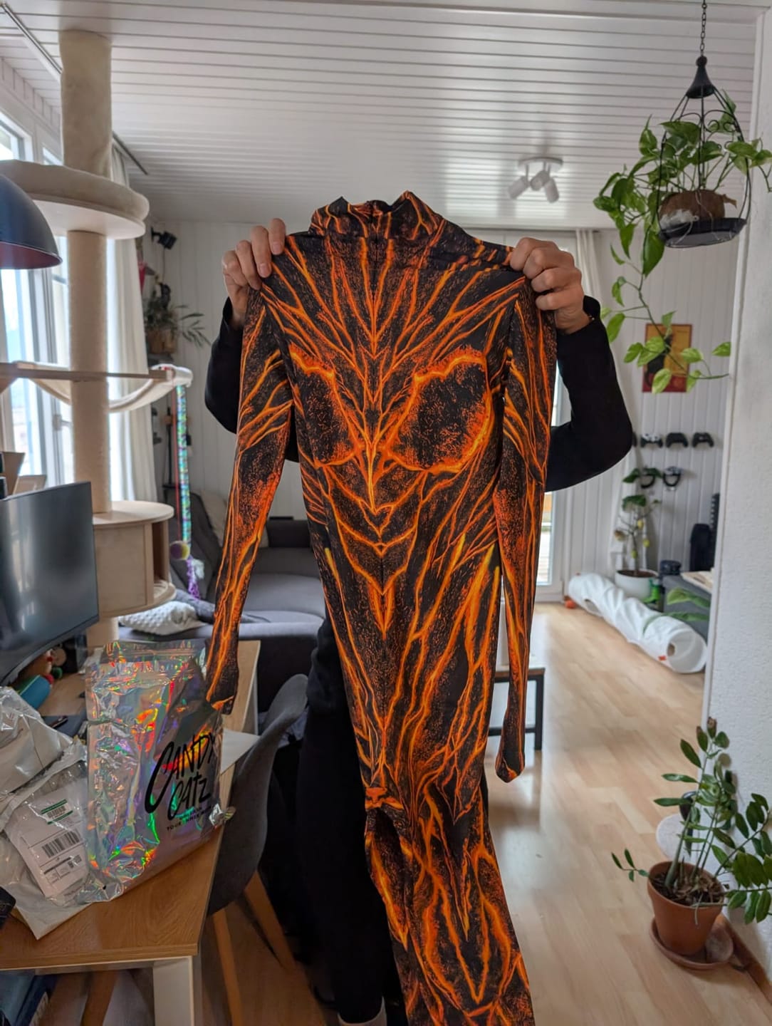 Customer photo review of Lava Burst Costume
