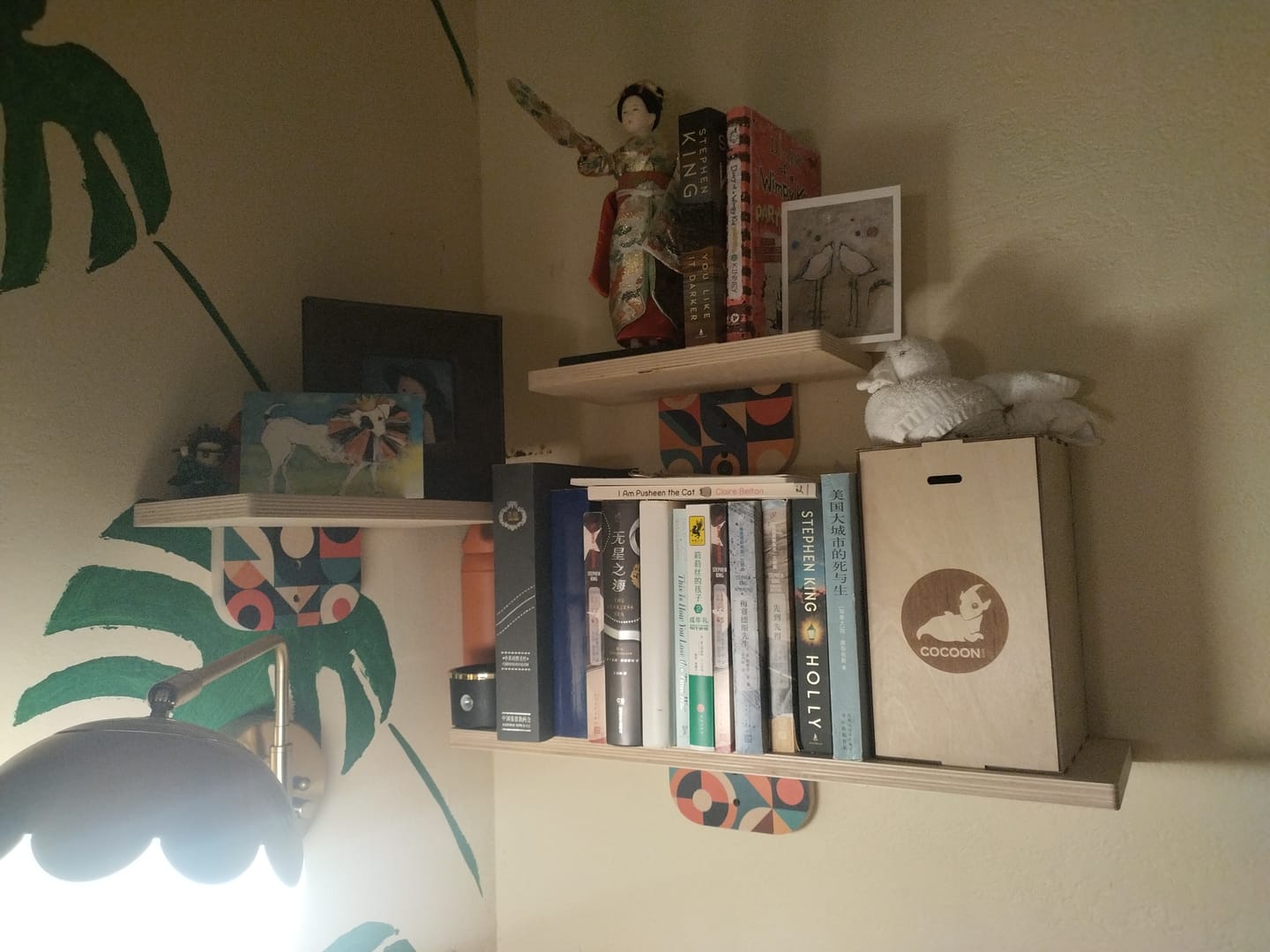 Customer photo review of Simple Sturdy Wall Shelf - Geometric Art Two 12" 24" & 36"