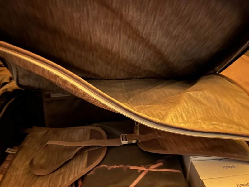 Customer photo review of Montecito 3.0 Softside Large Check-In Expandable Spinner
