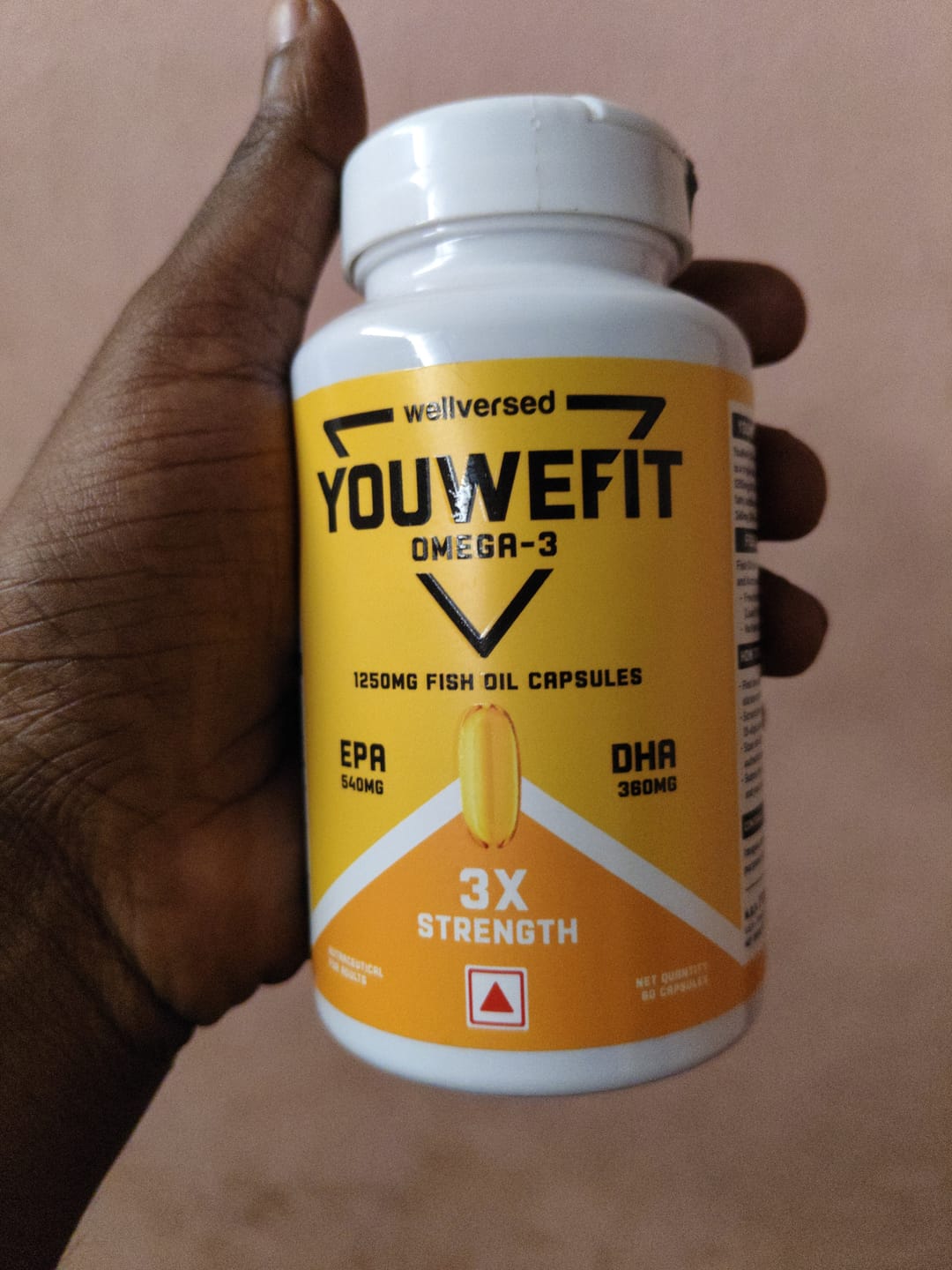 Customer photo review of YouWeFit Omega-3 Fish Oil (60 Capsules), 1250mg
