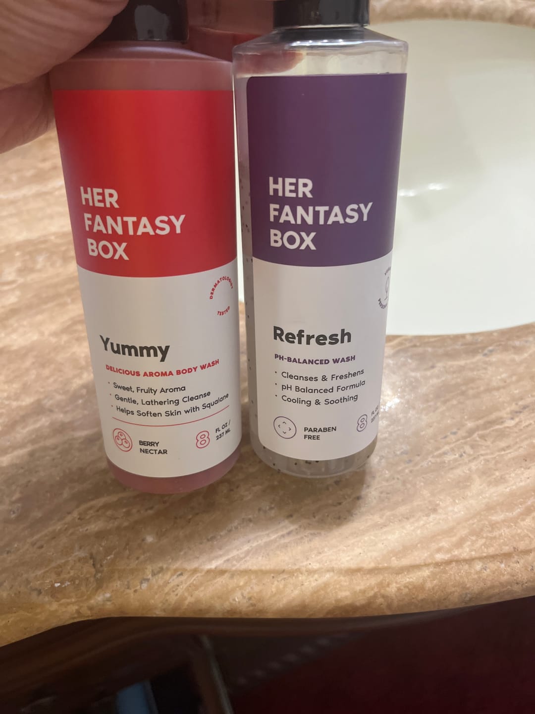 Customer photo review of Her Fantasy Two Pack Wash